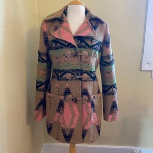 Sundance Wool Southwest Camel Coat